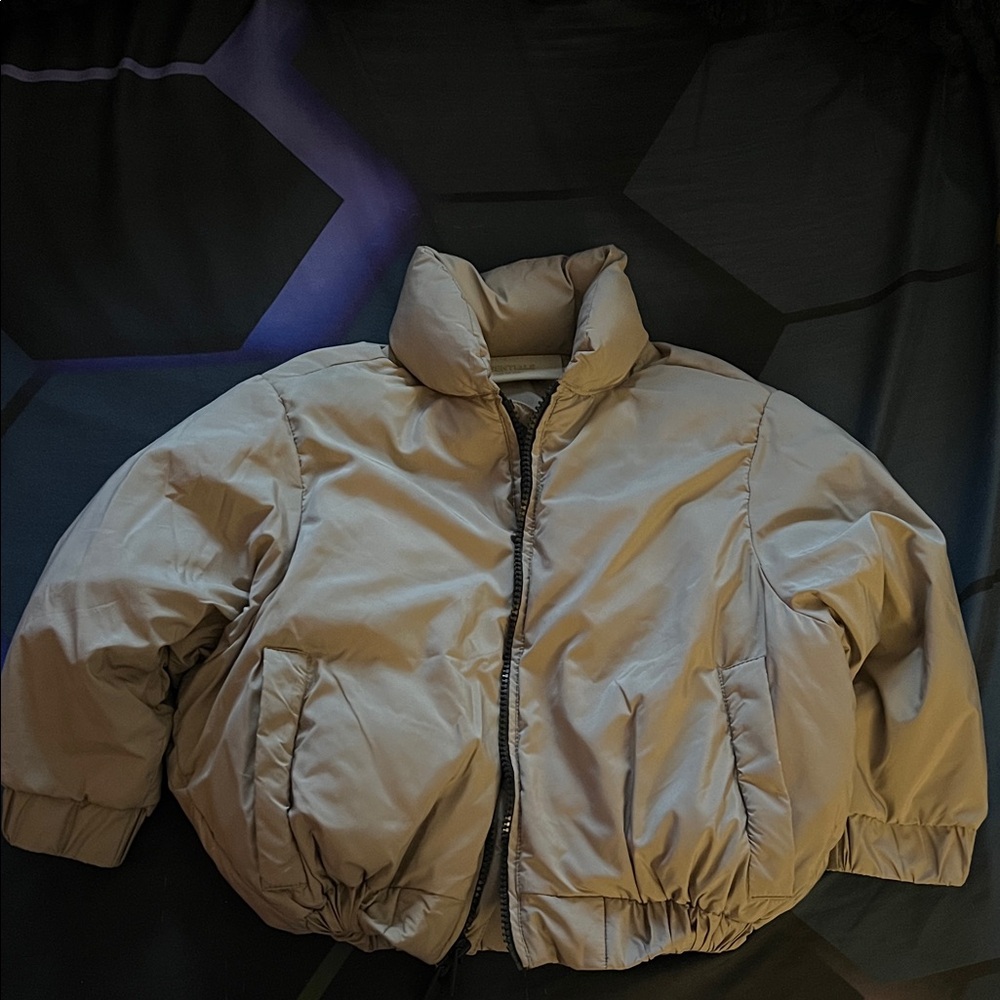 Fear of God Kids Tan Puffer Jacket